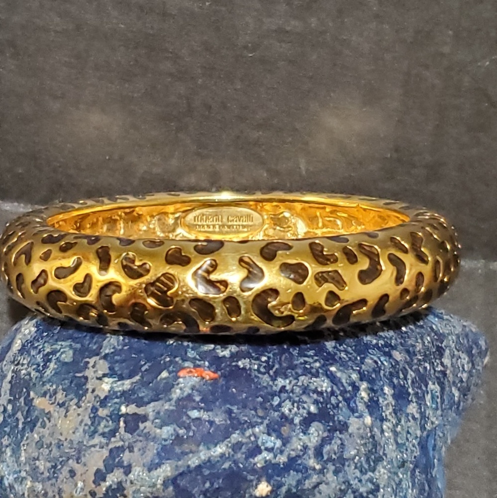 Roberto Cavalli Leopard Bangle.